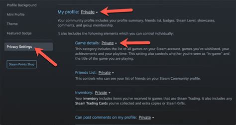 Play Games profile privacy & other settings .
